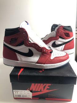 Nike air Jordan 1 origin Spider-Man size 11 9.5/10