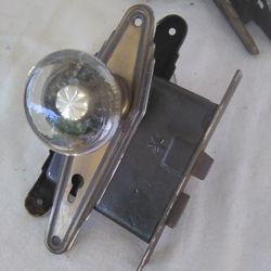 2 Antique Door Knobs Set With Hardware I Will Complete