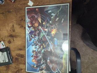 Picture Frame Walking Dead Vs X-Men 