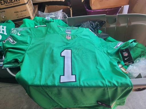 kelly green Eagles Jersey NEW Hurts - sporting goods - by owner - sale -  craigslist