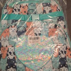 Cat looking School backpack 