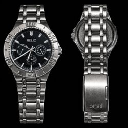 Relic by Fossil Garrett Men's Multifunction Stainless Steel Sport Watch ZR15709