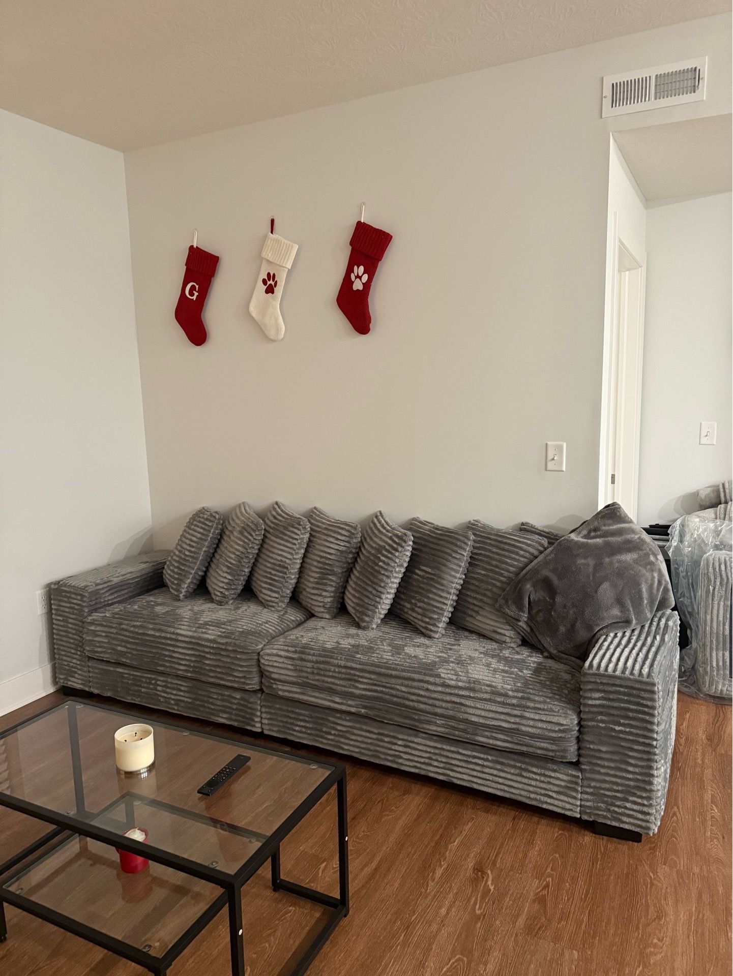 Sectional Sofa with storage ottoman