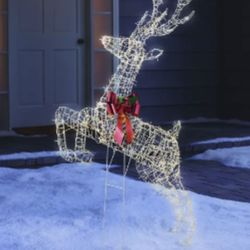 New Philips 81 Leaping Deer LED Novelty Sculpture 