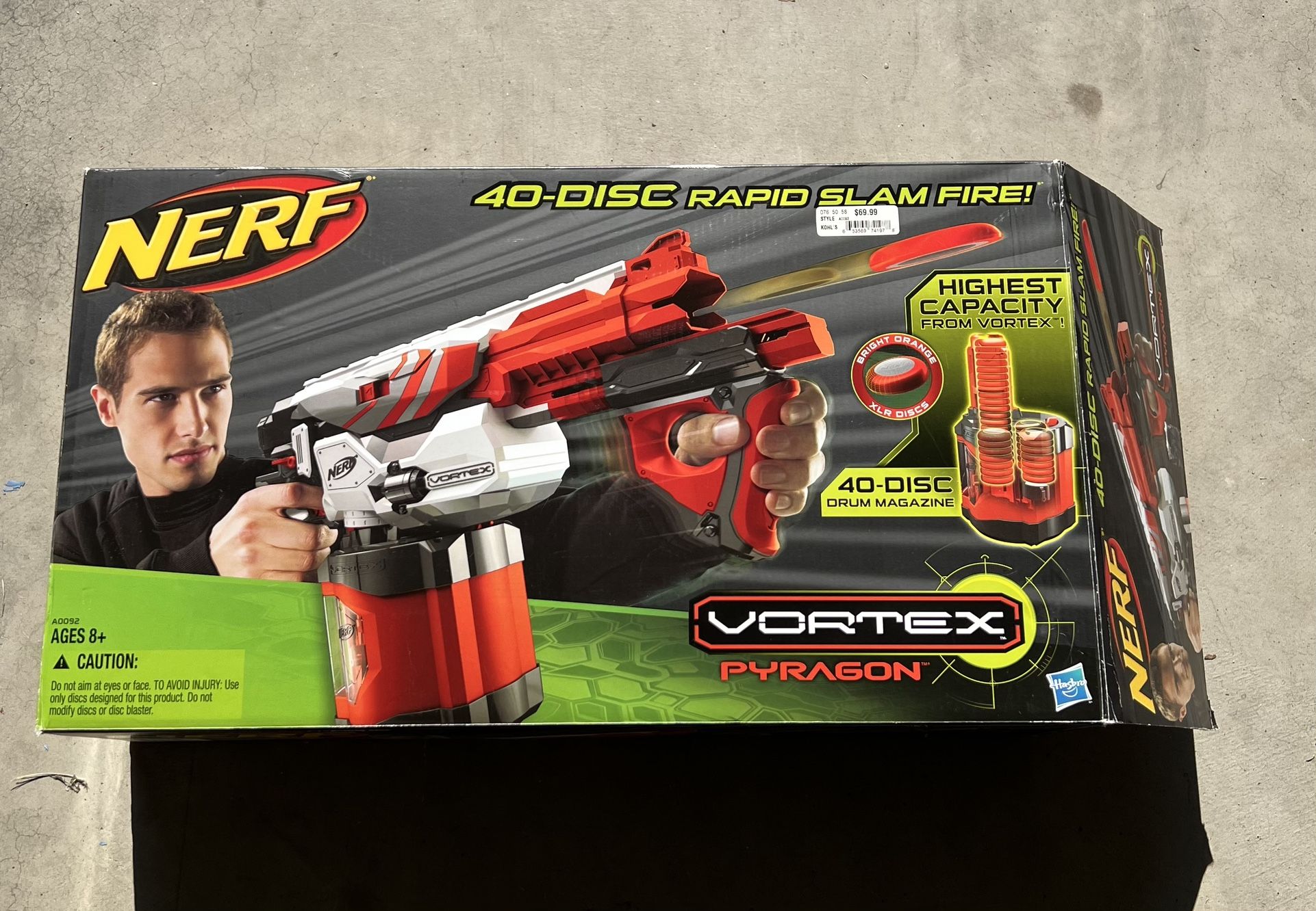 Nerf 40-Disc Rapid Slam Fire Gun