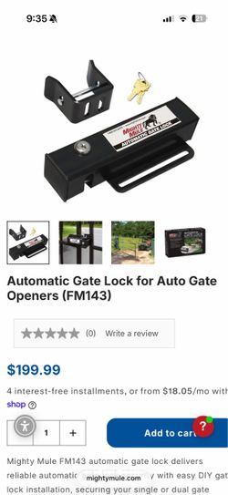 Mighty Mule FM143 Automatic Gate Lock