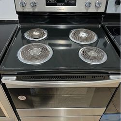 Stove Electric Coil Top Stainless Steel AMANA brand new