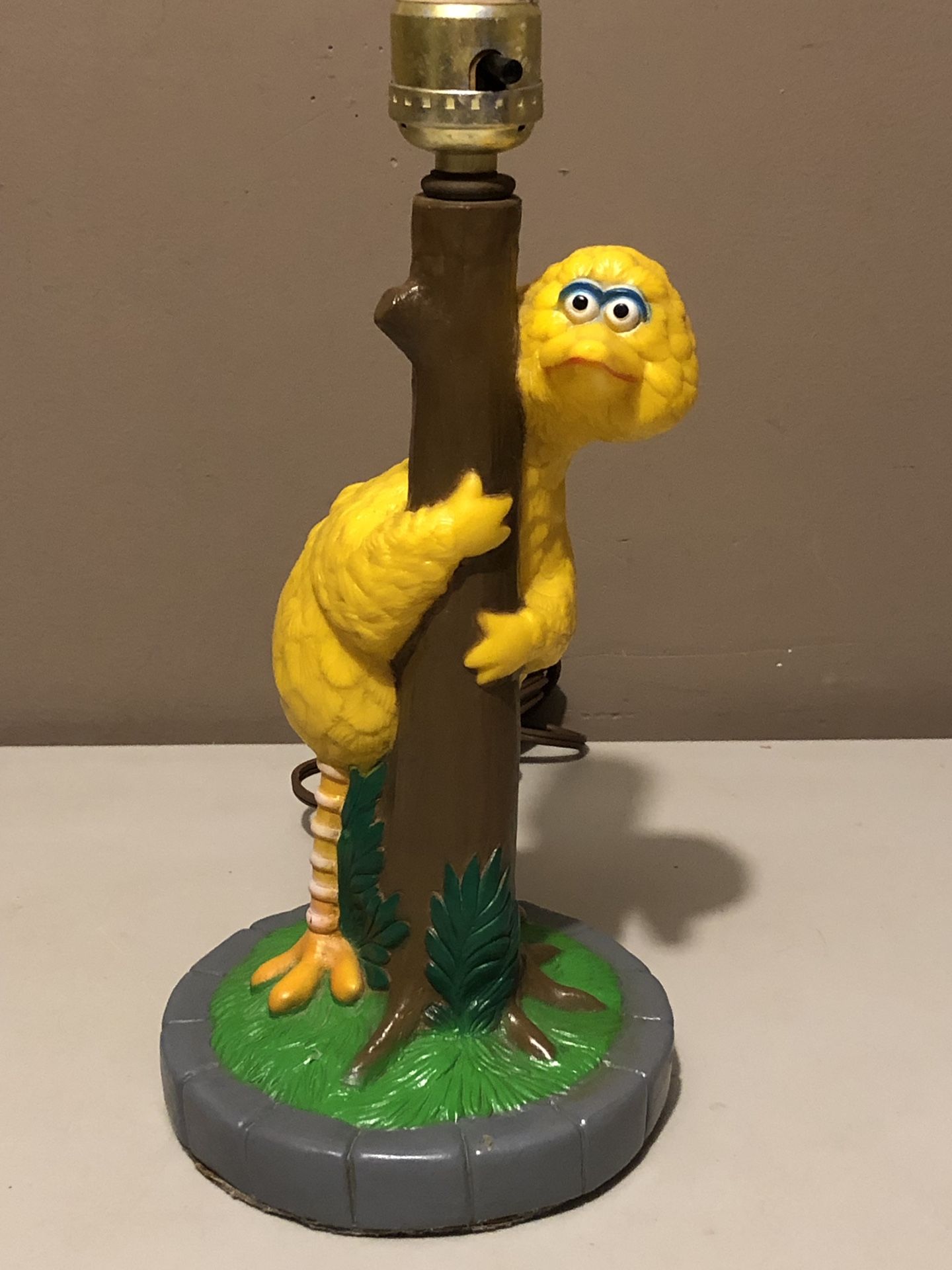 Vtg 1970’s Sesame Street Big Bird Lamp