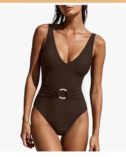 Swimsuit with buckle