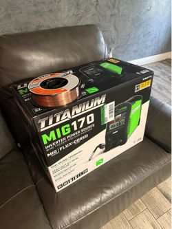 Titanium MiG 170 welder (with 0.035 wire)