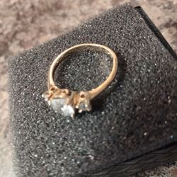 Diamond 14K Gold Engagement Ring