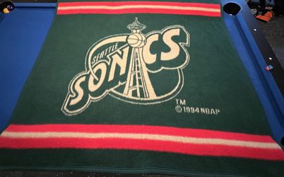 Seattle Sonics Blanket 