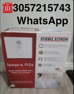 Calentador d agua sin tanque. Stiebel Eltron 29plus.                 *Tankless Water Heater. Stiebel Eltron 29plus