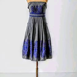 Beautiful $148 Anthropologie Floreat Sewing Circle Dress-Sz 2