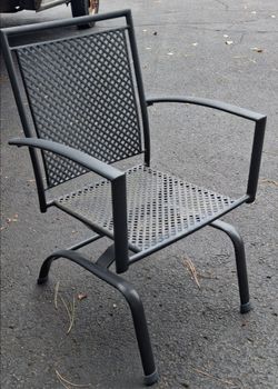 Set of 6 Kettler Spring Action Patio Chairs