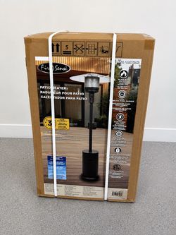 Brand New Fire Sense 50,000 BTU Propane Patio Heater – Matte Black
