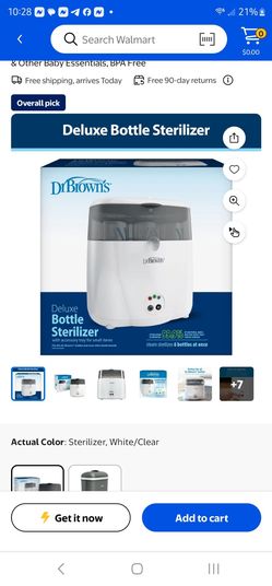 Dr brown  bottle sterilization