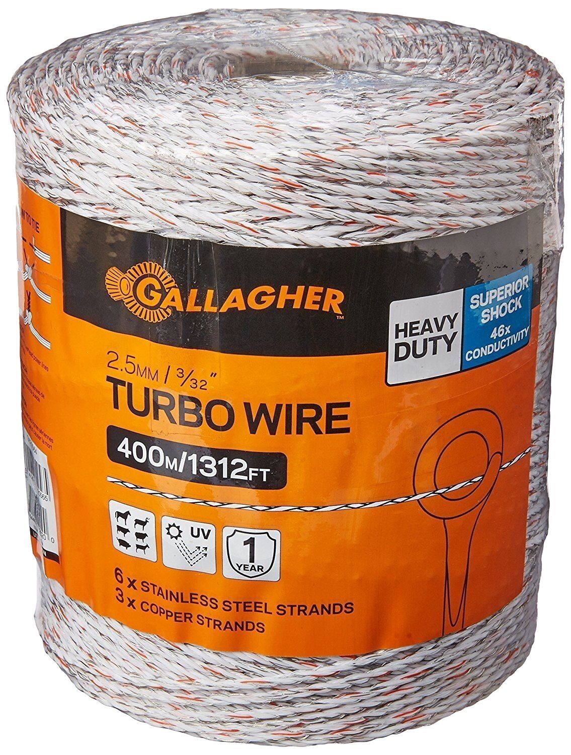 Turbo Wire White 9 Strand Conductor Wire - 1312 Feet- BRAND NEW . BRAND NEW 