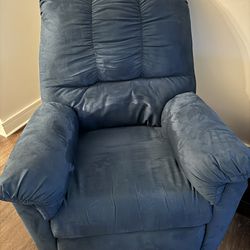  Blue Recliner Chair 