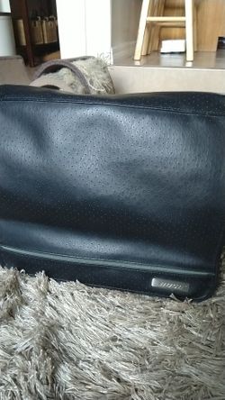 Bose leather strap bag