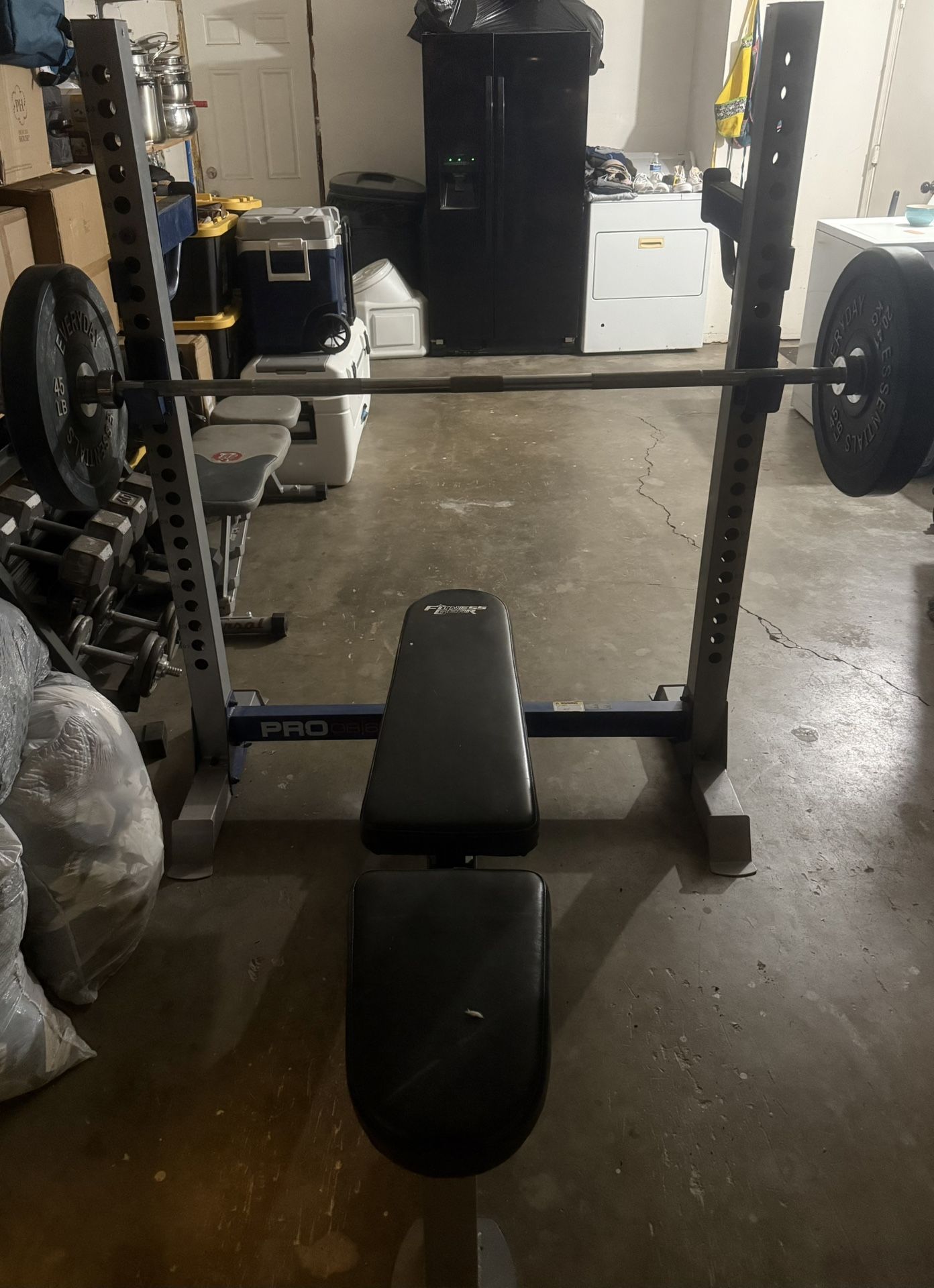 Bench Press + 45lb Plates 