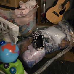 Sewing Fabric And Yard Art