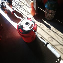 Curl Bar & 2 10lb Golds Gym Weights