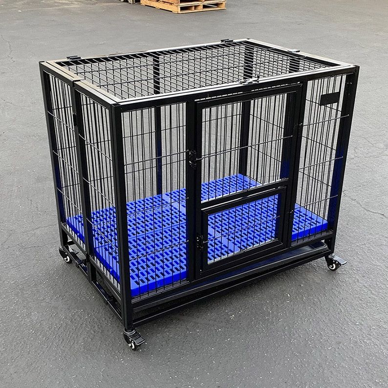 Brand New $150 Heavy-Duty Dog Cage 37x25x33” Single-Door Folding
