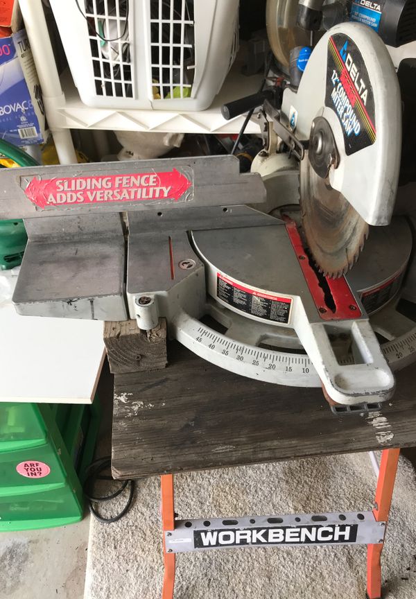 Delta sidekick 12 “ compound miter saw for Sale in Murrieta, CA OfferUp