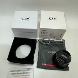 7artisans 25mm F1.8 Black Manual Focus LENS for Sony E-mount Camera