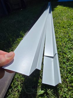 New metal drip edge / flashing trim