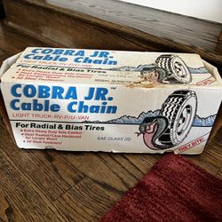 Cobra Junior Cable Chain; Light Truck- RV-p/u-van 