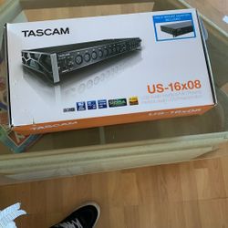 Tascam US-16x08 Rackmount USB Audio/MIDI Interface ~ 16 Input/8 Output 