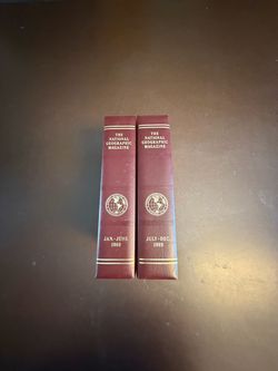 National Geographic Magazine 1989 Bound Volumes