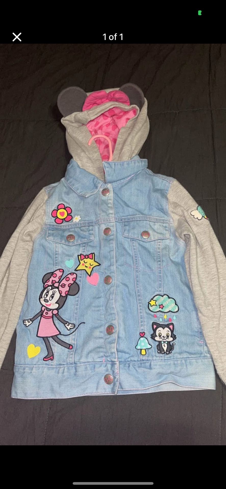 Kids Minnie Mouse Jean Jacket