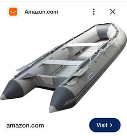 Inflatable pontoon with trolling motor