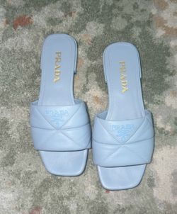 Prada Milano Quilted Slides