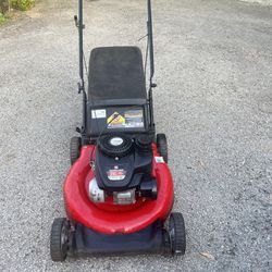Push Lawnmower Good Condition Start At First Pull 