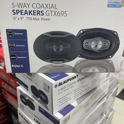 Blaupunkt 6x9 5-Way Car Speakers