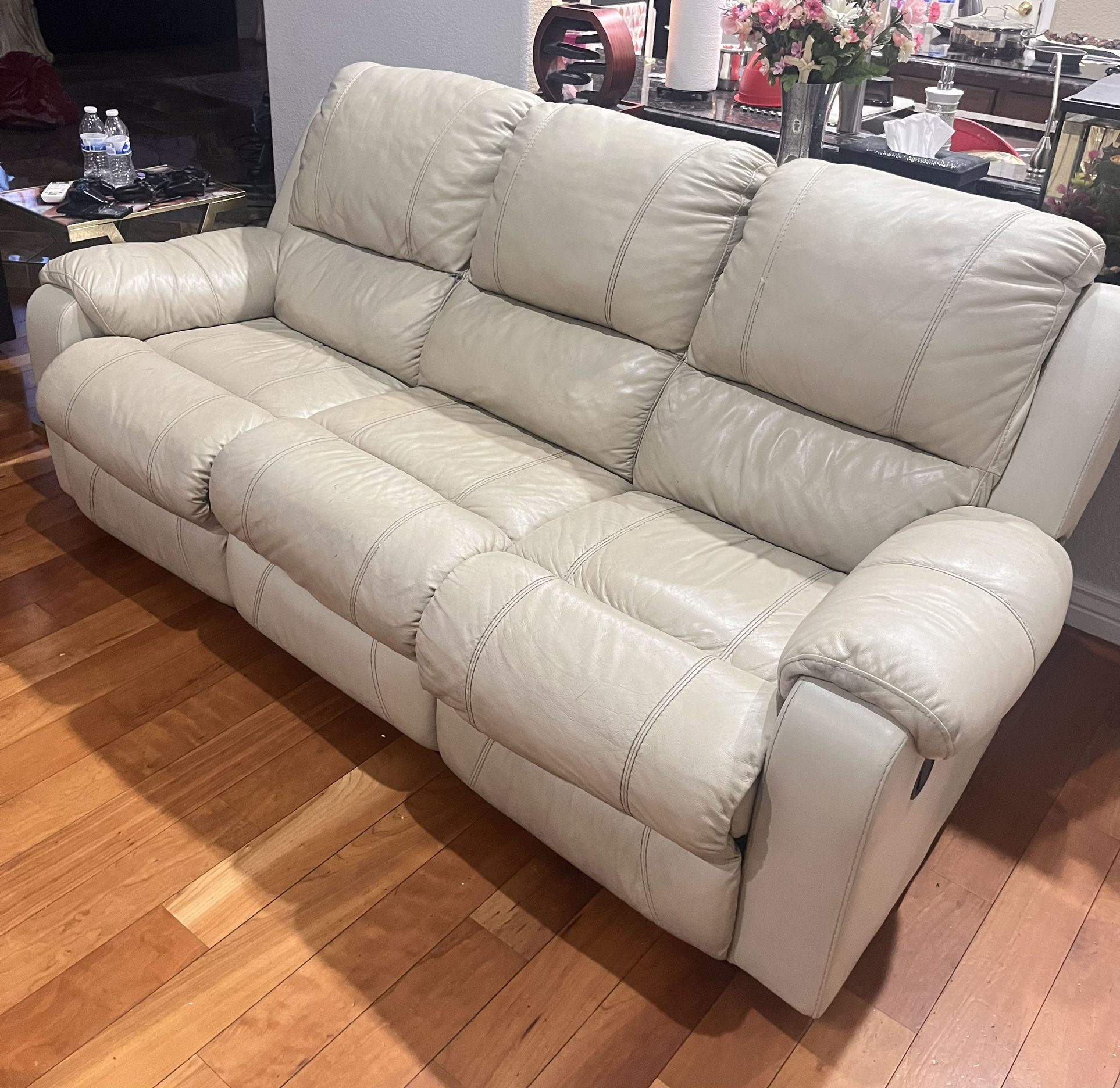 Leather Recliner Sofa Set Black Friday Sale 