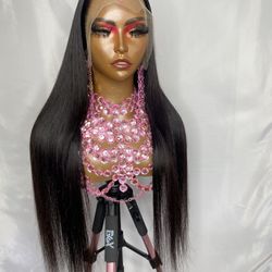 30” 100% Human Hair Wigs 15A 13x6 200% Density Ready To Wear 😍