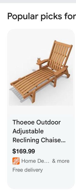 Thoeoe outdoor reclining chairs