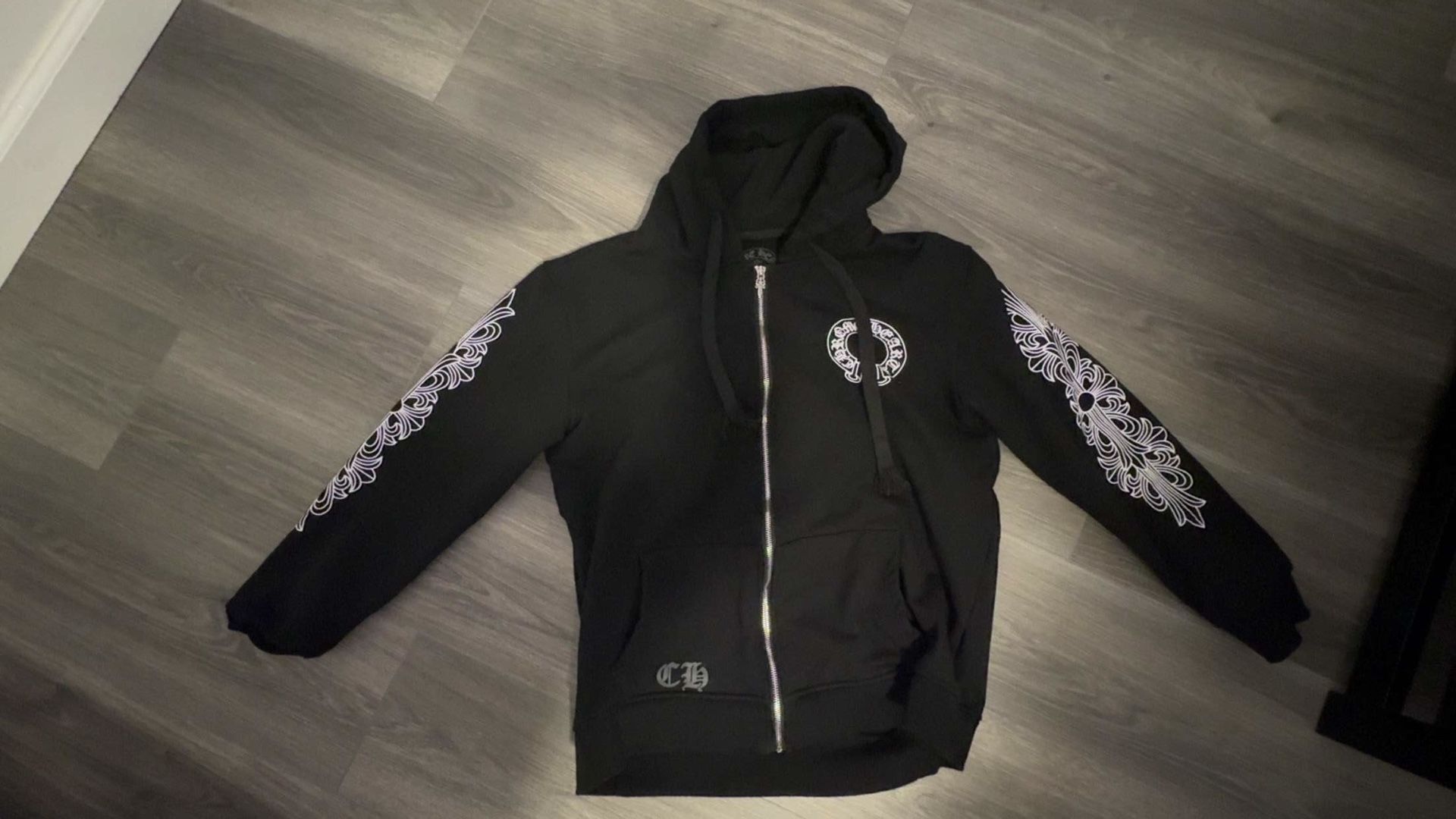 chrome hearts zip up