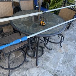 Pole telescopic 6’ to 16’ with adapter to hold various tools