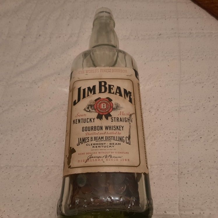 1 Gallon Antique Jim Beam Bottle
