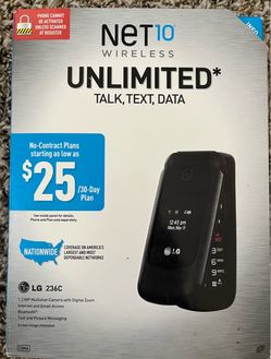 LG 236C Net10 Prepaid Flip Phone