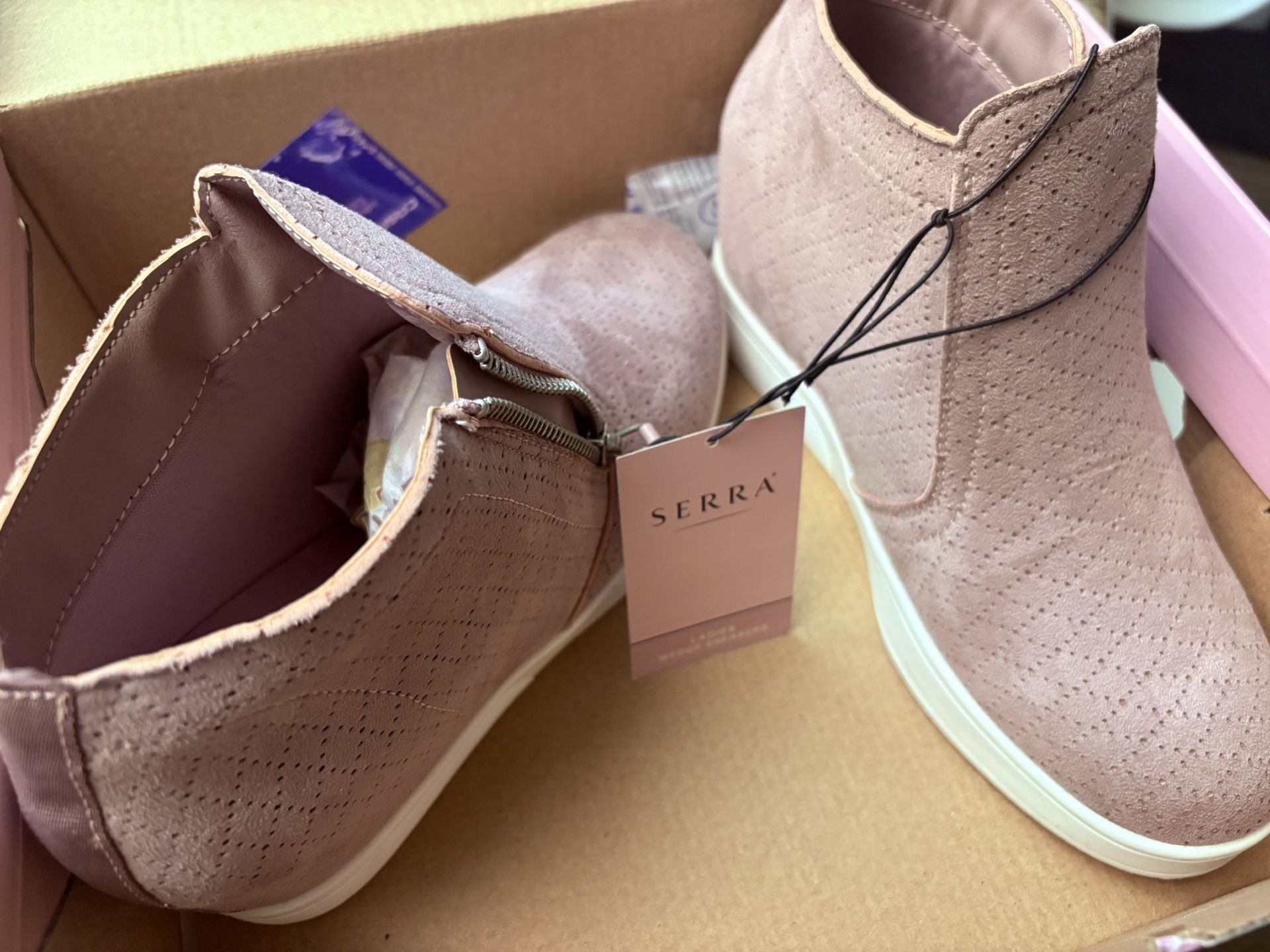 Serra Ladies Wedge Sneakers