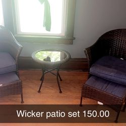 Wicker Patio Set