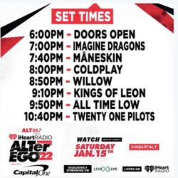 TWO IheartRadio Alter Ego Tickets !!