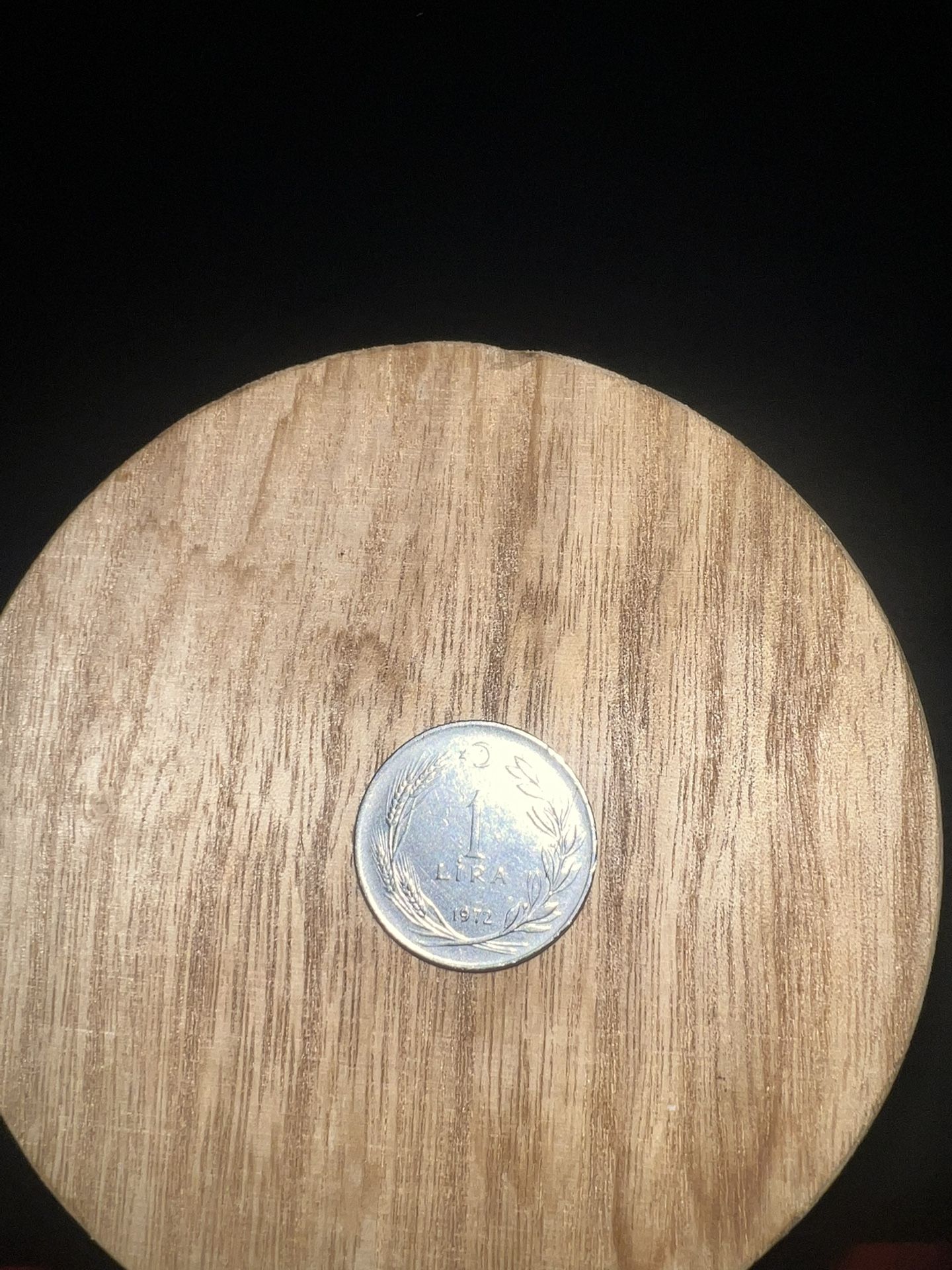 1 Turkish Lira from 1972